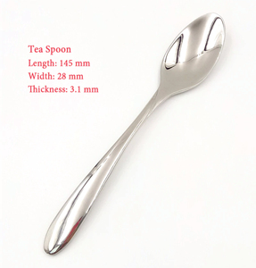 Herramientas de cocina de acero inoxidable de buena calidad aprobadas por la CE, cubiertos para el hogar, cuchara de té y cuchillo Manual, utensilios de Clip de calidad - Product Image 1