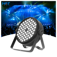 SOMBRERO Venta al por mayor Etapa PAR luces LED 60x3W Blanco cálido y blanco frío/RGB 3 en 1 se puede elegir Eventos boda Club led par can light