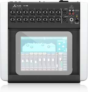 Console de mixage numérique Behringer <span class=keywords><strong>X</strong></span> <span class=keywords><strong>Air</strong></span> <span class=keywords><strong>X18</strong></span> 18 canaux 12 bus avec casque TAPH100 et 2 câbles micro XLR de 25 pieds - Product Image 6