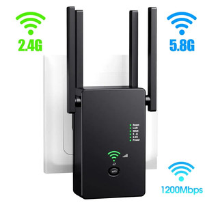 2.4G 5G Ac1200Mbps Wifi Repeater <span class=keywords><strong>Router</strong></span> Relay Và AP Chế Độ Phạm Vi Không Dây Mở Rộng Chức Năng Bộ Nhớ Mini Repeater - Product Image 6