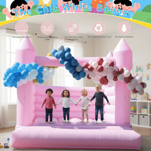 13x 11.5x10ft rosa commerciale in PVC casa gonfiabile gonfiabile <span class=keywords><strong>castello</strong></span> gonfiabile per adulti all'aperto festa bambino <span class=keywords><strong>castello</strong></span> di salto per festa di nozze - Product Image 3