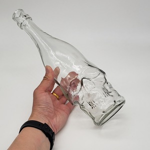 <span class=keywords><strong>Botella</strong></span> <span class=keywords><strong>de</strong></span> Vidrio con Forma <span class=keywords><strong>de</strong></span> <span class=keywords><strong>Calavera</strong></span> para Whisky, <span class=keywords><strong>Vodka</strong></span>, Brandy y Licores, con Tapón <span class=keywords><strong>de</strong></span> Corcho, Venta al por Mayor - Product Image 2