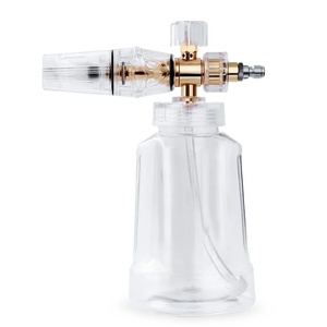 Canon à mousse adapté aux nettoyeurs haute pression Pistolet à mousse à neige Pistolet à mousse livré avec une buse réglable à couplage rapide de <span class=keywords><strong>1</strong></span>/4" - Product Image 1