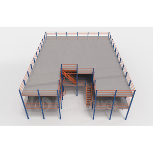 Công Nghiệp Heavy Duty Multi-tier Kho Rack Thép Tầng Lửng Lưu Trữ Hệ Thống Kệ Sản Xuất Nhà Máy - Product Image 2