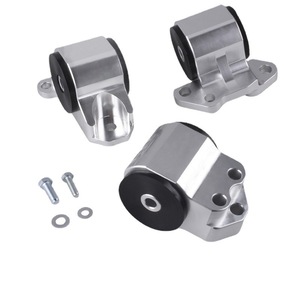 Soportes de Motor Lingsheng para Honda Civic EG, 3 Orificios, Metal Plateado, con Herrajes Incluidos - Product Image 1