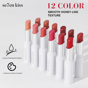 Set de Labiales Mate Se7en <span class=keywords><strong>Kiss</strong></span> de 12 Colores, Larga Duración, Hidratante, Brillo Labial Aterciopelado, Bálsamo con Color Resistente al Agua, Venta al Por Mayor OEM - Product Image 4
