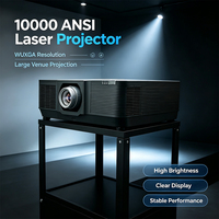 Projecteur laser d'ingénierie de 10 000 lumens, avec lentille incurvée en option, conçu pour les auditoriums/salles d'exposition.