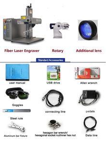 Grabador Láser de Fibra Mopa 2.5D de 100W con Enfoque Automático y Columna de Elevación Eléctrica, Control EZ <span class=keywords><strong>CAD3</strong></span>, Marcado Profundo de Moldes - Product Image 3