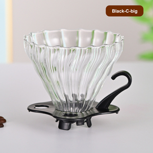High Borosilicate Glass Hand Drip <strong>Coffee</strong> Kit <strong>V</strong> Shaped Brewer Filter Pour Over <strong>Coffee</strong> Dripper - Product Image 6