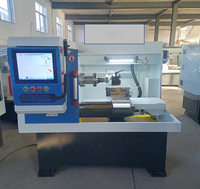 Nouveau modèle CNC tour alliage roue réparation Machine avec diamant coupe roue jante tour Horizontal métal CNC ferroviaire roue tour