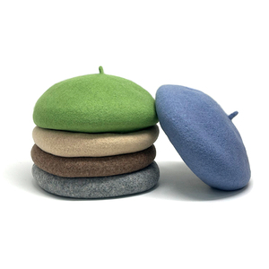 Wholesale Autumn <strong>Winter</strong> Fashion French Women'S 90% Wool Beret <strong>Hat</strong> Cap for Women <strong>Ladies</strong> Men - Product Image 4