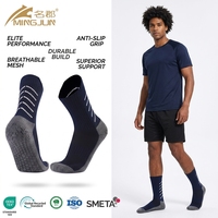 Chaussettes de sport athlétiques antidérapantes personnalisées pour jeunes et adultes, à séchage rapide, écologiques et respirantes, pour le football