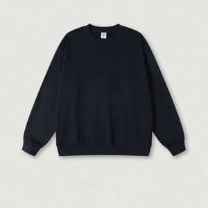 W0175 Sudadera con Capucha de Cuello Redondo, Estilo Americano, Otoño, Nueva Moda, Algodón, Color Sólido, Tejido Grueso de 440 g/m², Impresión Digital para Hombre - Product Image 3