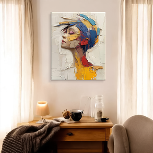 <span class=keywords><strong>Abstrait</strong></span> 3D Effet <span class=keywords><strong>Visage</strong></span> <span class=keywords><strong>Peinture</strong></span> Toile Moderne Coloré Art Moderne Original Art <span class=keywords><strong>Abstrait</strong></span> Grande Toile Art <span class=keywords><strong>Peinture</strong></span> Toile - Product Image 5