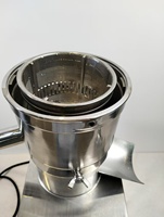Extracteur de jus lent de qualité industrielle QS-1200, 750W, haute efficacité, système de nettoyage automatique, capacité 3L, occasion