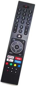 Finlux RC43137 Télécommande pour <span class=keywords><strong>Techwood</strong></span> 40AO7USB 40 "Full HD LED Smart <span class=keywords><strong>TV</strong></span> L32SHE19 55292UHDFVP a Finlux 32-FHD-5620 L32SHE19 - Product Image 6