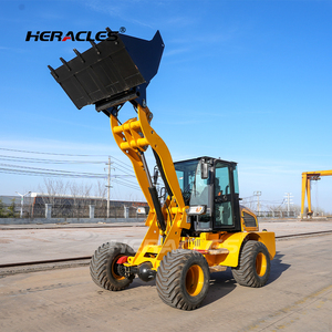 Chargeuse sur pneus multifonction <span class=keywords><strong>HERACLES</strong></span> Factory, chargeuse frontale 4x4, mini-chargeuse 4500 kg avec moteur et pompe PLC - Product Image 2