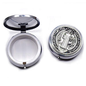 Saint Benoît Religieux Mini Bijoux Chapelet Boîte Pour Chapelet Bijoux Emballage - Product Image 3