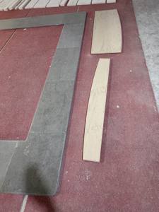 SH STONE Moleanos <span class=keywords><strong>Gascogne</strong></span> <span class=keywords><strong>Bleu</strong></span> Calcaire Piscine Copping Bullnose Bord Bordure Gris Marbre Extérieur Conception Personnalisée Projet - Product Image 3