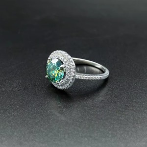 Женское обручальное кольцо из серебра 925 пробы, 2 карата - Product Image 6