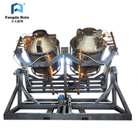 Réservoir d'eau en plastique Rotomold 3000L faisant la machine rotomoulage à feu ouvert