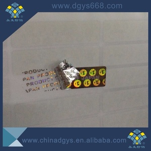 Etiqueta de holograma láser 3D de diseño personalizado, etiqueta de seguridad con sello vacío para embalaje - Product Image 5