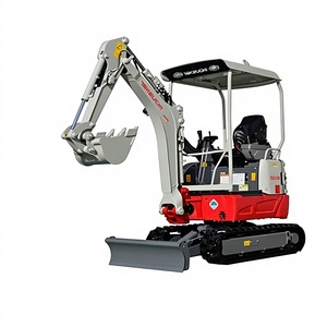 Excavatrice utilitaire Takeuchi TTB 217R d'occasion, 1,7 tonne, modèle 2022, pour le drainage, le creusement de fossés, l'installation de câbles et l'aménagement paysager - Product Image 1