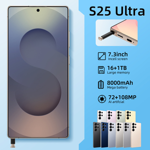 2025 S25 Siêu Chất Lượng Cao 5G Bộ Nhớ Flash Android 14 7.3 Inch Cao Cho Pixel Chơi Game 108MP Mở Khóa Pháp LTE Di Động - Product Image 5