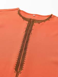 Pantaloni estivi caftano ricamato a maniche lunghe <span class=keywords><strong>Smart</strong></span> <span class=keywords><strong>Casual</strong></span> africano <span class=keywords><strong>abbigliamento</strong></span> lavorato a maglia M092 - Product Image 3