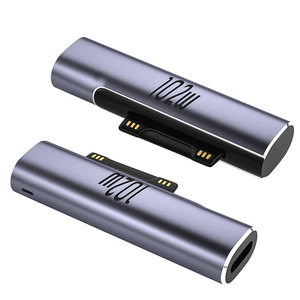 อะแดปเตอร์ชาร์จพื้นผิว USB C ตัวเมียกับพื้นผิวแม่เหล็กอะแดปเตอร์102W 4A 15V เข้ากันได้กับแล็ปท็อปพื้นผิว Microsoft - Product Image 1