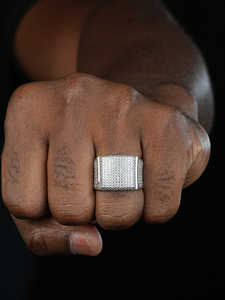 Anillo de Moissanita Clásico Personalizado de 2.50 CT, Creado en Laboratorio, Aleación, Unisex, Cierre de Caja, Joyería de Moda para Fiestas, Venta al por Mayor, Lujoso, Superventas - Product Image 3