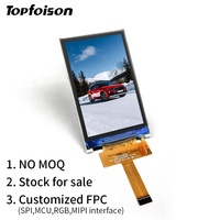 Gratis sampel 0.96 ~ 10.1 inci modul Panel TFT IPS kecil antarmuka LVDS MCU SPI RGB resolusi kustom layar sentuh layar LCD