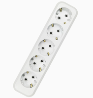 Prise de courant standard européenne personnalisable, auto-câblage, 16A, broche ronde, adaptée à un usage domestique ou de bureau