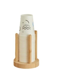 Supports jetables en papier pour gobelets, pour distributeurs d'eau, salons de thé et comptoirs de bar ; en bambou et bois, commerciaux et créatifs - Product Image 3