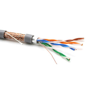 Cable Ethernet SFTP Cat5e 23AWG de Cobre Puro Sólido con Doble Blindaje, 305m 1000ft, Cable de Red a Granel SF/UTP Cat5e - Product Image 1