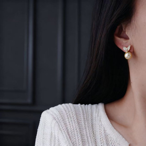 22690 Accesorios de Perlas para Manualidades, Base Vacía para Pendientes de Plata S925, Joyería de Oro y Plata, Pendientes con Perlas Redondas de 9-13 mm - Product Image 4