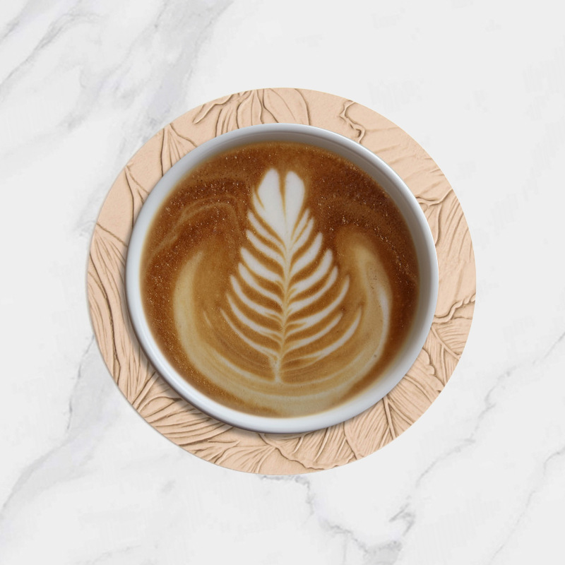 Coaster-apricot-10*10cm