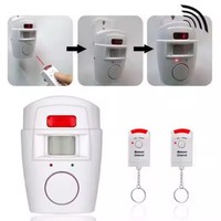 Detektor Keamanan Alarm Sensor Gerak Nirkabel Sistem Peringatan Dalam Ruangan Luar Ruangan dengan Remote Control untuk Garasi Rumah F