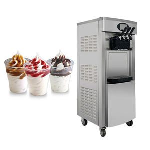 Nouvelle machine à crème glacée molle 28L-32L/H, 3 saveurs, machine à faire des glaces - Product Image 4