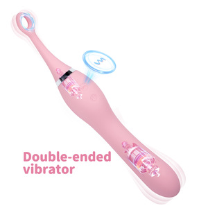 Double-Ended <b>Vibrator</b> Pink Dual Motors 10-Speed <b>Vibration</b> For Women Adult Toy - Product Image 1