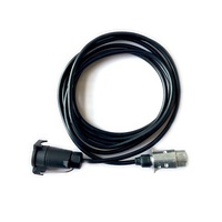 Pièces de remorque Autokins TC212 1.5M 3M 12V Câble de remorque à 7 fils avec connecteurs ISO1724