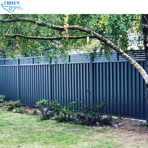 Bê tông bài khuôn khuôn 6 ft sự riêng tư dày nhất hàng rào thương mại chuỗi màu đen liên kết mô-đun Nhôm hàng rào tấm - Product Image 6