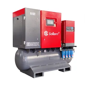 Compressore d'aria compressori d'aria a vite con essiccatore elettrico 4-in-1 compressore industriale