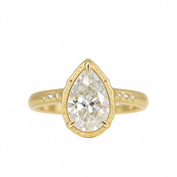 Bague de mariage pour femme Lotus 1ct, luxe léger, argent sterling S925 plaqué or 18 carats, bague en moissanite