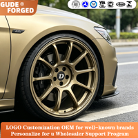 Jantes forgées GUDE, jantes concaves profondes, 5x114.3, 5x120, 17 pouces, pour Ford Mustang, jantes Trailblazer SS