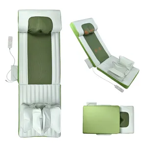 Colchón de masaje eléctrico de cuerpo completo, masajeador de espalda vibratoria, hecho de fábrica