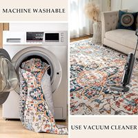 Offre Spéciale salon tapis persan grande taille Vintage chenille antidérapant machine lavable tapis centre zone tapis de sol