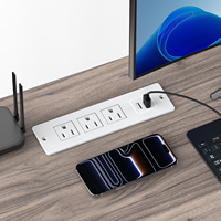 Multiprise encastrable USB avec ports multiples pour bureau, maison, hôtel