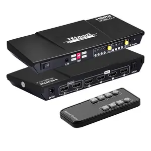 TESmart ODM giriş 4 çıkış 2 HDMI Matrix Splitter HDCP ofis HDMI Matrix Splitter için EDID 4k60Hz