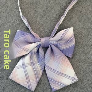 Nœud papillon en polyester jacquard à carreaux noirs fumés Okada, style universitaire, le plus vendu, avec col JK <span class=keywords><strong>et</strong></span> accessoire <span class=keywords><strong>de</strong></span> chemise à nœud papillon - Product Image 5